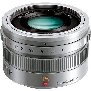 Panasonic Leica DG Summilux 15mm f/1.7 ASPH stříbrný